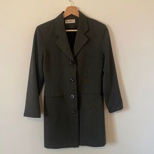 Vintage Les Petites Dark Gray Women's Blazer